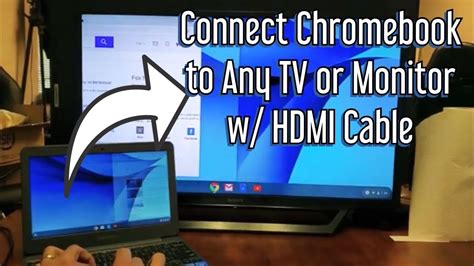 can you hook up a chromebook to a tv